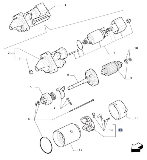 87677070 - щеткодержатель